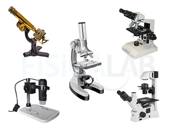 distintos tipos de microscopios